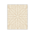 Mandala Reflection Notebook in Sand Beige