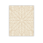 Mandala Reflection Notebook in Sand Beige