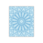 Mandala Reflection Notebook in Aqua Blue