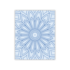 Mandala Reflection Notebook in Mist Blue