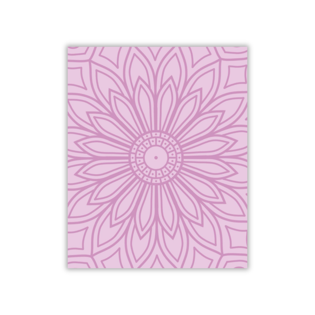 Mandala Reflection Notebook in Rose Pink