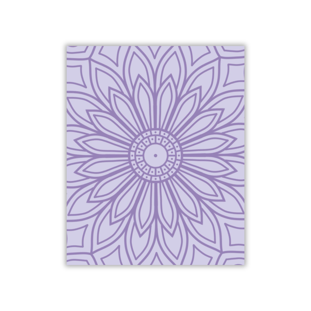 Mandala Reflection Notebook in Lavender