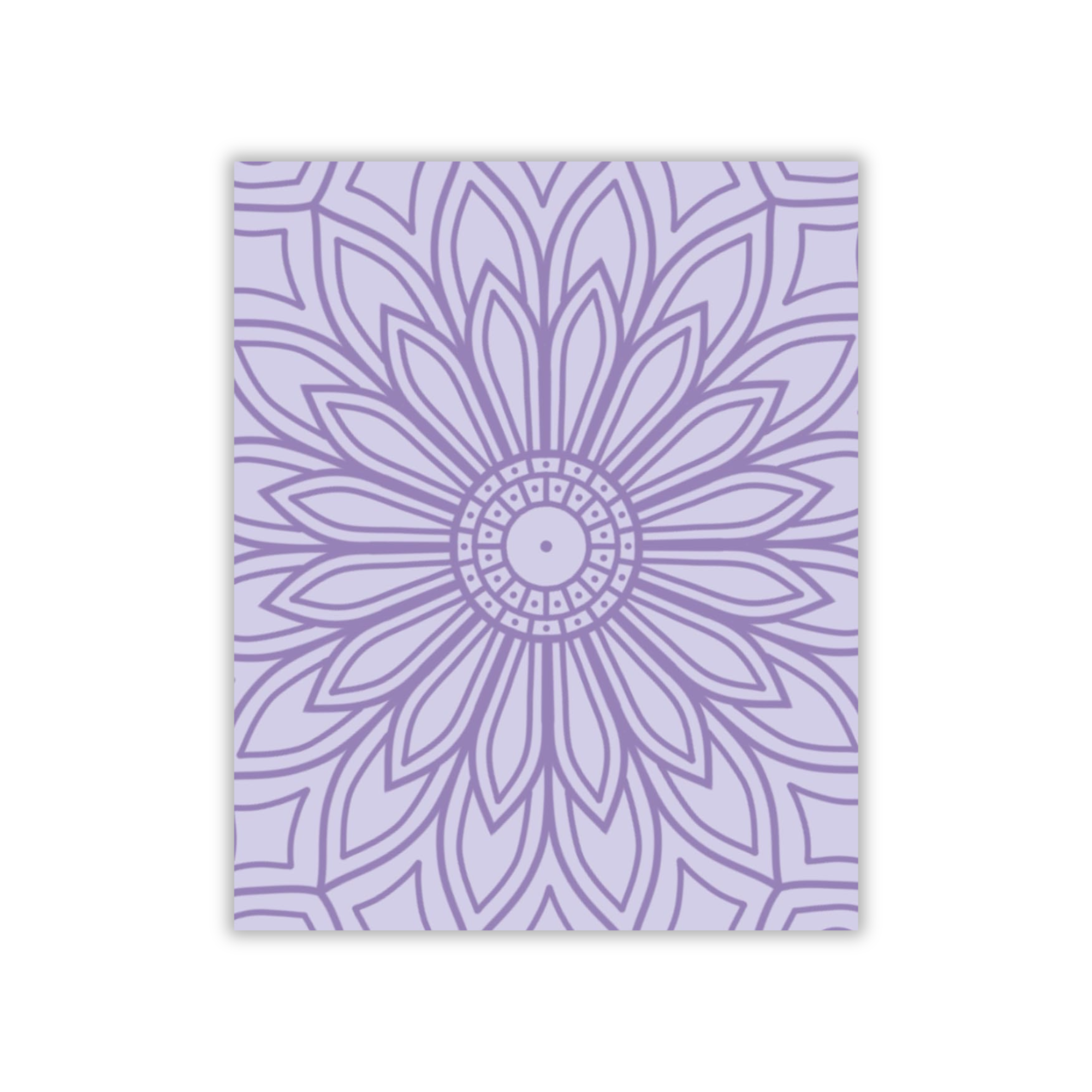Mandala Reflection Notebook in Lavender