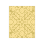 Mandala Reflection Notebook in Golden Mustard