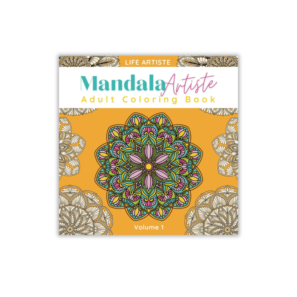 Mandala Artiste – Mandala Coloring Book – Volume 1