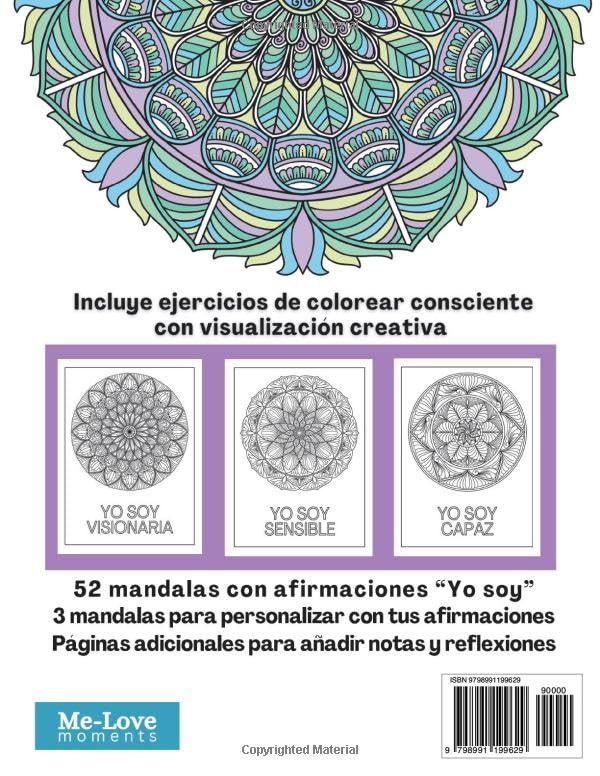 Mandalas para Ti – Libro de Colorear con Afirmaciones “Yo Soy” – Volumen 2