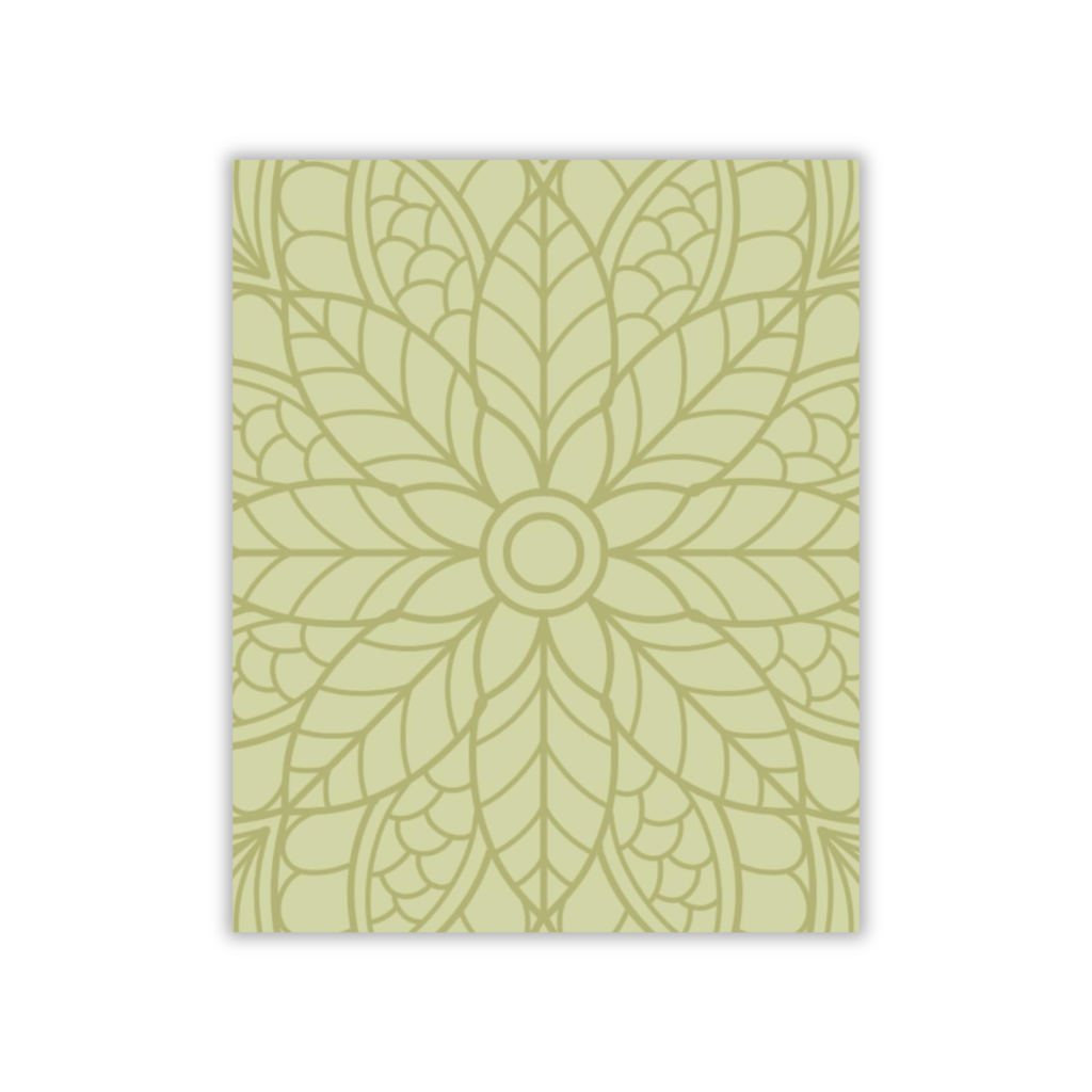 Mandala Reflection Notebook in Sage Green